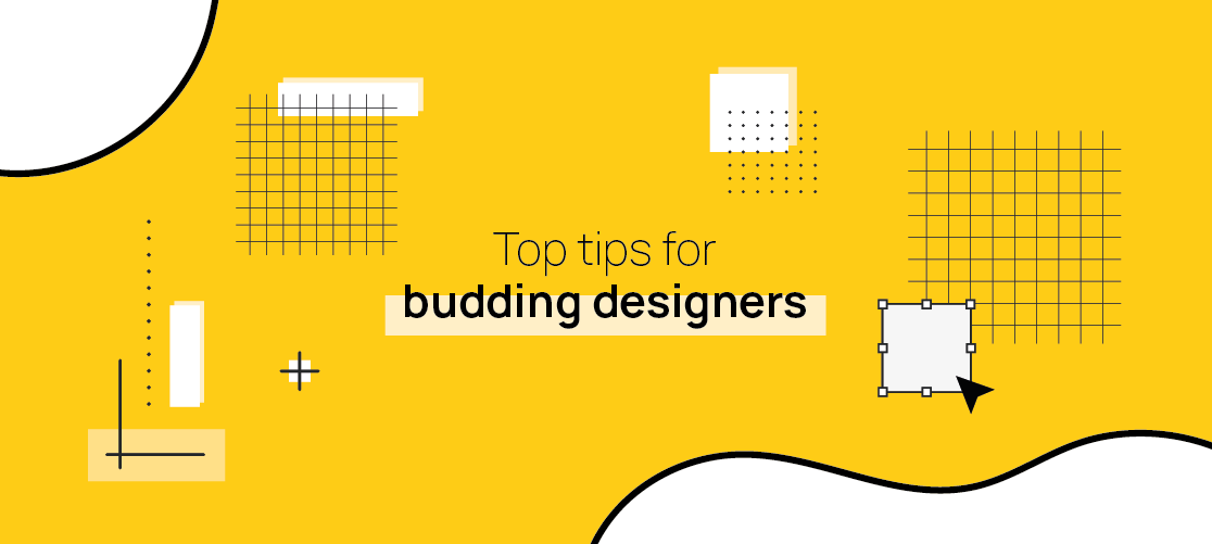 top tips for budding graphic designers banner